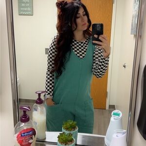 We The Free Teal Jumpsuit